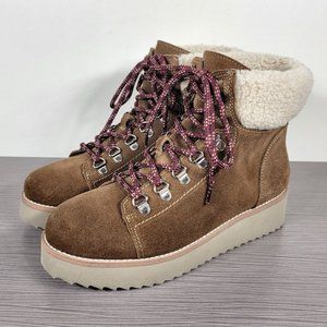 Sam Edelman Franc Hiking Boot Brown Womens Various Sizes